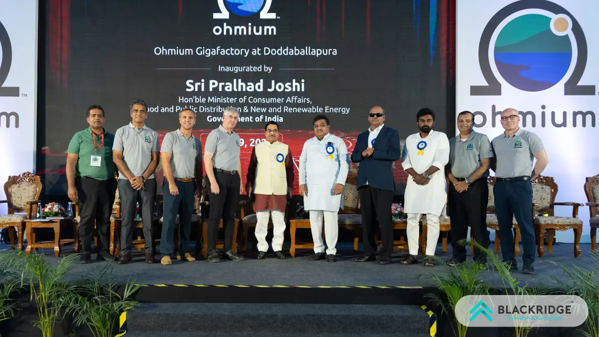 Annoucement of Ohmium Gigafactory at Doddaballapura
